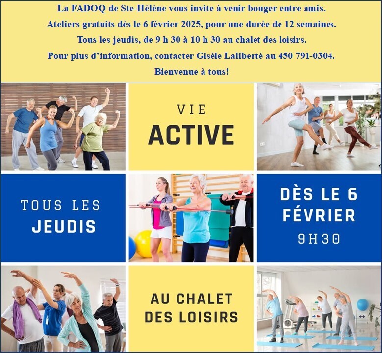 Affiche vie active