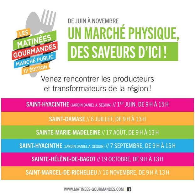 Affiche Matinées gourmandes 2024