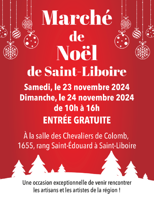 Affiche Marché de Noel