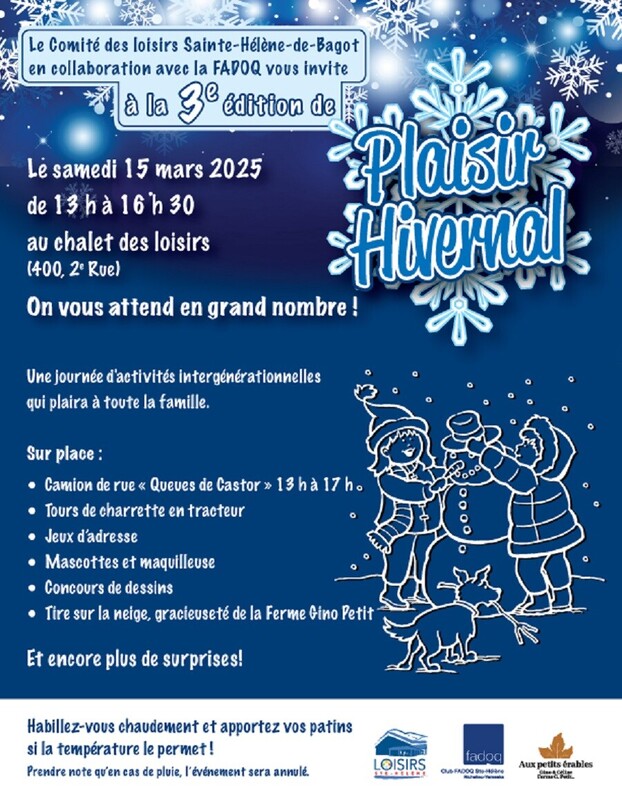 Affiche Plaisir hivernal