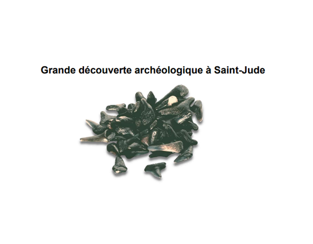 Grande découverte archéologique à Saint-Jude