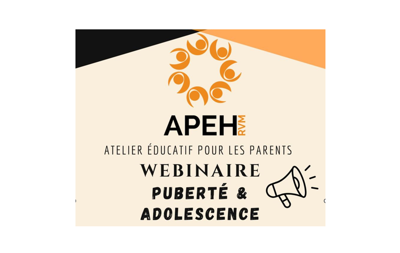 APEH - Webinaire le 21 janvier 2025 sur la puberté et l'adolescence