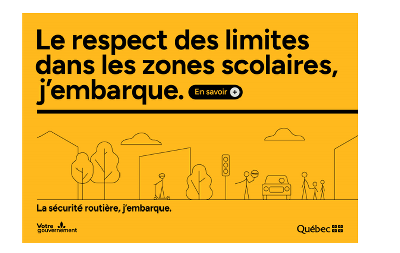 Sécurité routière - Zones scolaires à respecter