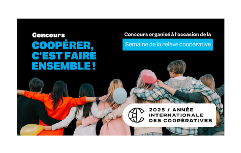 Concours Coopérer, c'est faire ensemble! - Conseil québécois de la coopération et de la mutualité