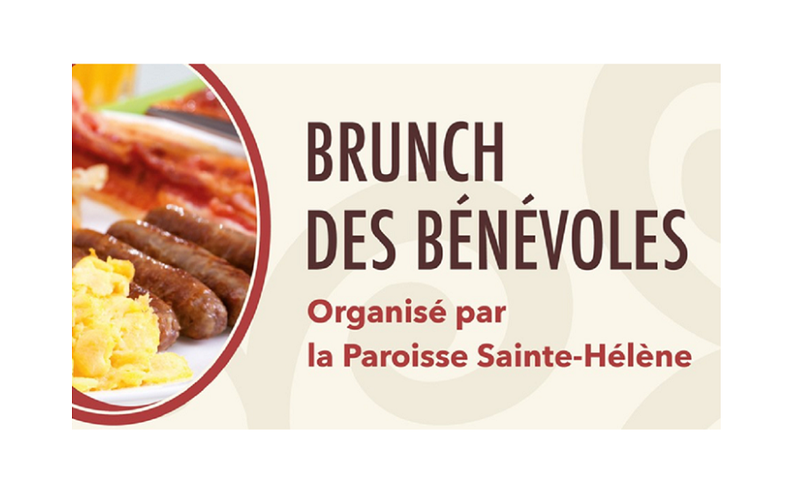 Brunch des bénévoles organisé par la Paroisse Sainte-Hélène - Dimanche 9 mars 2025